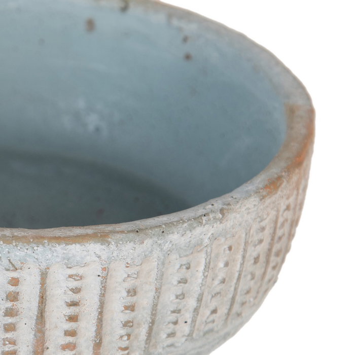 Macetero Cemento Decoración 16,50 X 16,50 X 7,50 cm (Set de 4)