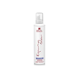 Arual Espuma Moldeadora Color Plata 300ml Anti Frizz, Elimina Reflejos Amarillentos, Control Encrespamiento
