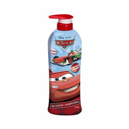 Lorenay Gel Ducha y Champú 2 en 1 Disney Cars para Niños, Limpieza Suave, Aroma Agradable, Dermatológicamente Probado, 1000 mL