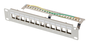 Lanberg PPKS-9212-S Panel de Parcheo FTP de 12 Puertos para Módulos Keystone, Gris, 1U, 10 pulgadas