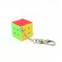 Qiyi Cubo Rubik Llavero 3x3 Plano - Mini Cubo con Giro Suave