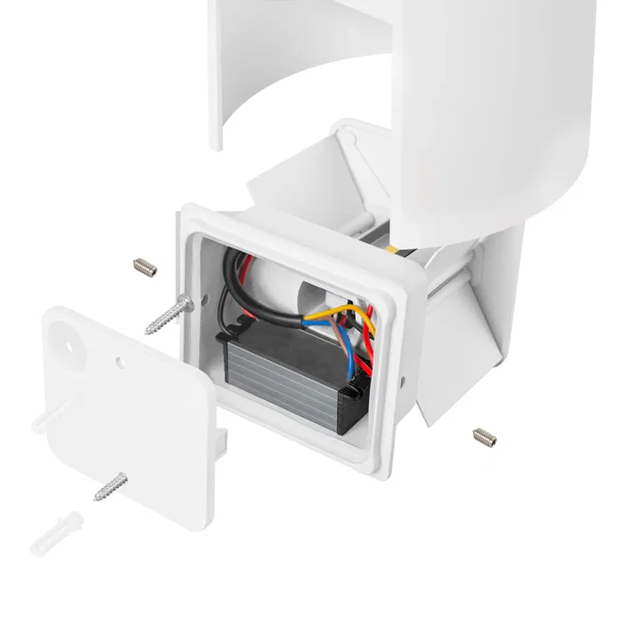 Aplique LED Exterior 2x5W 100Lm/W IP65 Blanco 2700ºK HO-APL07-IP65-W-WW