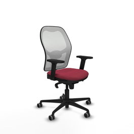 PIQUERAS Y CRESPO Silla de oficina Jorquera Granate y Blanco