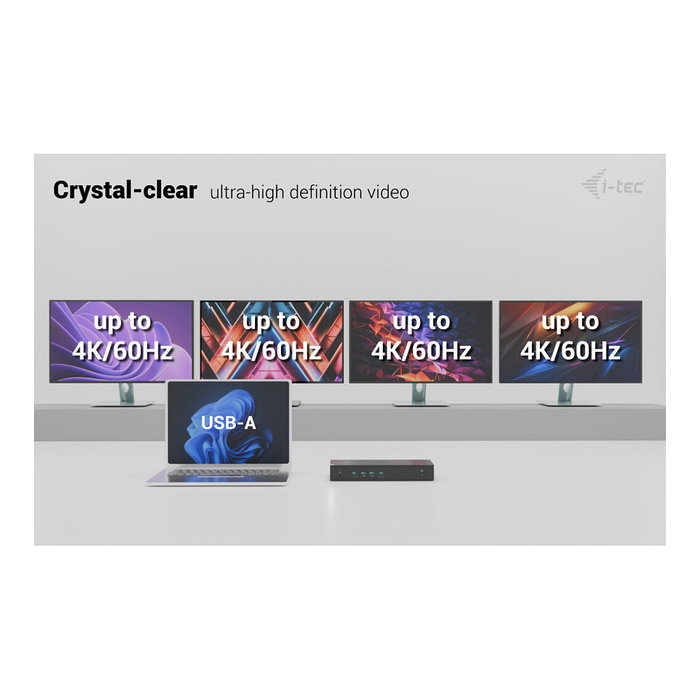 I-TEC Docking Station CA5MONITORDOCKPD 13 en 1 8K/4K