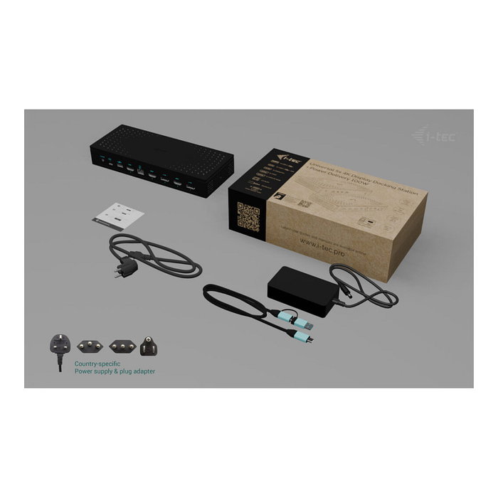 I-TEC Docking Station CA5MONITORDOCKPD 13 en 1 8K/4K