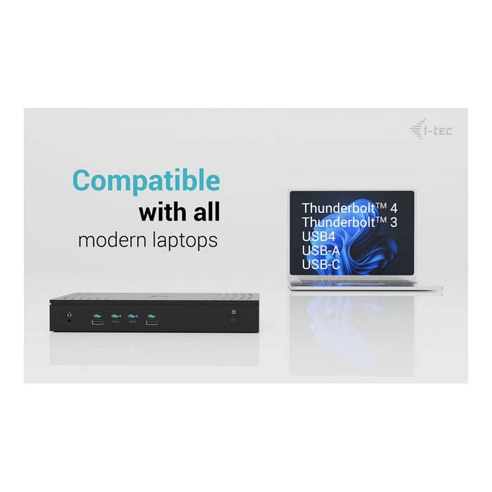 I-TEC Docking Station CA5MONITORDOCKPD 13 en 1 8K/4K