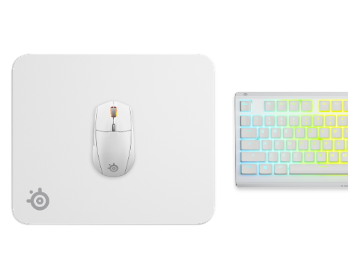 SteelSeries Alfombrilla de Ratón Gaming - Blanco