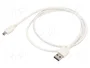 DeLOCK Cable USB 2.0 Tipo A a Mini-B de 1 m, Blanco