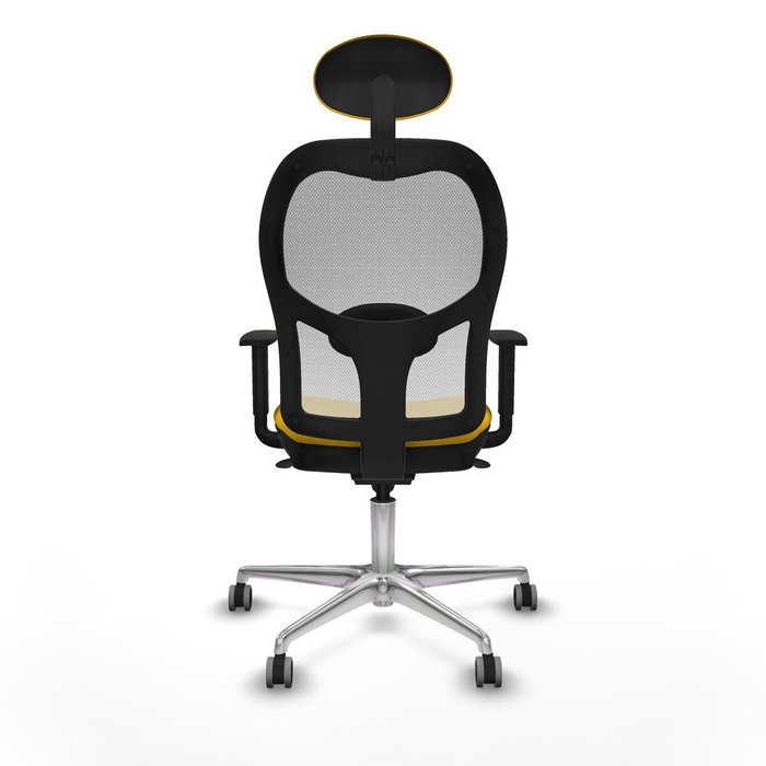 PIQUERAS Y CRESPO Silla de oficina Jorquera Amarillo/Blanco