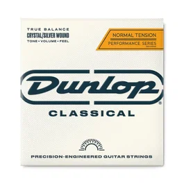 DUNLOPST Juego de Cuerdas Clásicas Nylon Transparente Tensión Normal para Guitarra