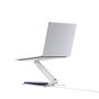 Alogic Elite Aluminum Laptop Stand Wireless Charger Blanco