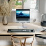 Alogic Elite Aluminum Laptop Stand Wireless Charger Blanco