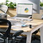 Alogic Elite Aluminum Laptop Stand Wireless Charger Blanco