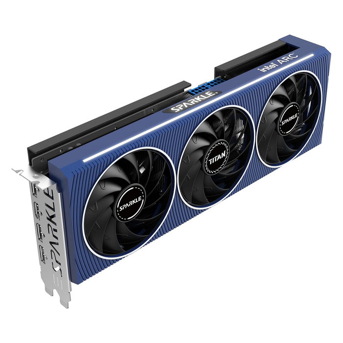 Sparkle Intel Arc A750 TITAN OC Edition 8GB GDDR6 256-bit PCIe 4.0 Tarjeta Gráfica con 3 Ventiladores