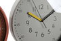 DKD Home Decor Pack de 3 Relojes de Pared PVC 30x4,3x30 cm Surtidos