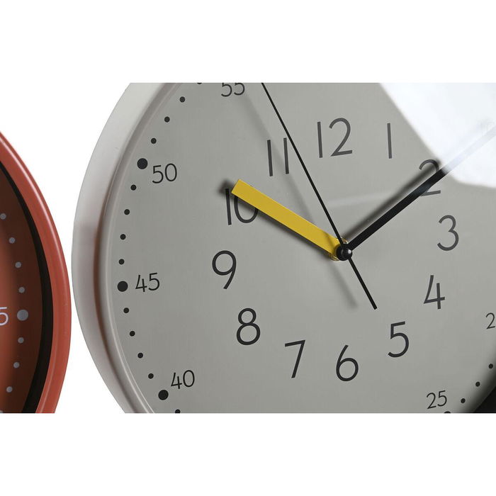 DKD Home Decor Reloj de Pared Turquesa y Blanco 30 x 30 x 4.3 cm (Pack 3 Unidades) PVC DKD Home Decor Reloj de Pared Turquesa y Blanco 30 x 30 x 4.3 cm (Pack 3 Unidades) PVC