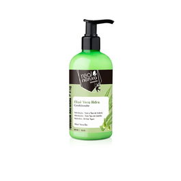 Real Natura Acondicionador Sem Sal Aloe Vera Hidra 300ml - Cabello Hidratado y Suave, Restaura y Aumenta la Resistencia