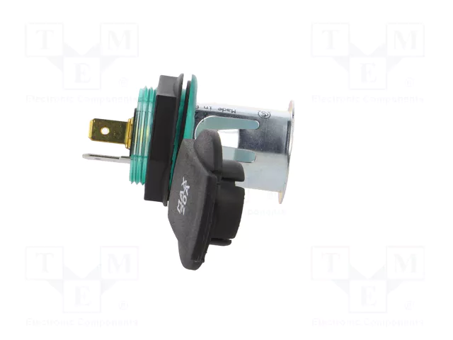 PRO CAR Tomacorriente de encendedor verde 20A 12-24VDC
