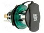 PRO CAR Tomacorriente de encendedor verde 20A 12-24VDC