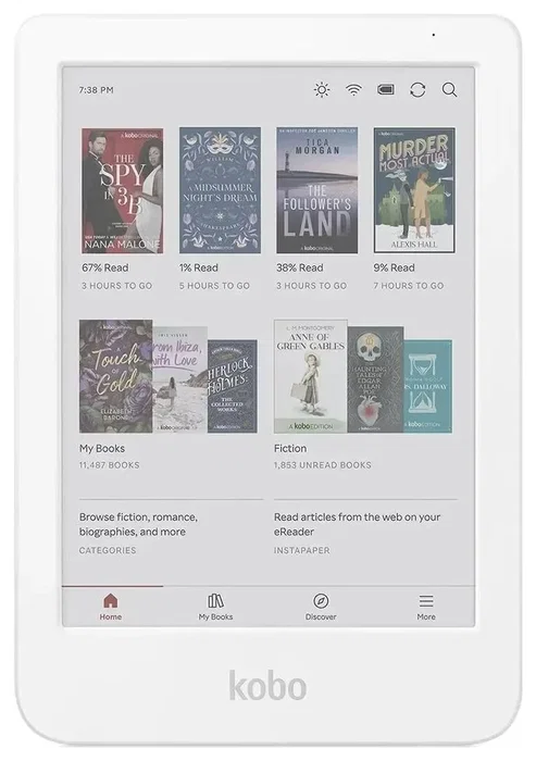 Kobo Clara Colour eBook-Reader 16 GB Blanco Kobo Clara Colour eBook-Reader 16 GB Blanco