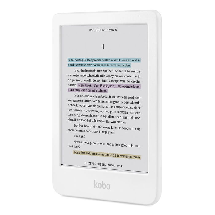 eBook Kobo N367-KU-WH-K-CK Blanco 16 GB 6"
