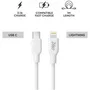 Myway Cable USB 2.0 Tipo-C a Lightning MWUSC0023, Carga Rápida 20W, 480Mbps, 1m, Blanco