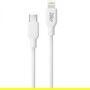 Myway Cable USB 2.0 Tipo-C a Lightning MWUSC0023, Carga Rápida 20W, 480Mbps, 1m, Blanco