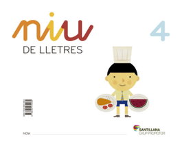 GRUP PROMOTOR, Niu de lletres 4 (Lectoescriptura) 4 anys - GRUP PROMOTOR