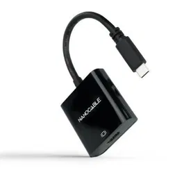 Nano Cable 10.16.4102-BK Conversor USB Tipo-C Macho a HDMI Hembra 4K 30Hz 15cm Negro