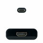 Nanocable Conversor USB-C a HDMI 4K, 15 cm, Negro