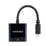 Nanocable Conversor USB-C a HDMI 4K, 15 cm, Negro
