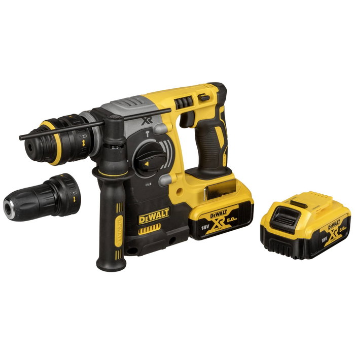 DeWalt DCH274P2T-QW Taladro percutor inalámbrico SDS-plus con 2 baterías de 5.0 Ah DeWalt DCH274P2T-QW Taladro percutor inalámbrico SDS-plus con 2 baterías de 5.0 Ah