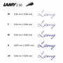 LAMY safari Pluma Estilográfica Aqua Punta M con Cartucho Azul