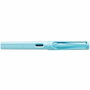 LAMY safari Pluma Estilográfica Aqua Punta M con Cartucho Azul