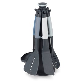Joseph Joseph Elevate Set de Utensilios de 6 piezas - Azul/Negro Edition