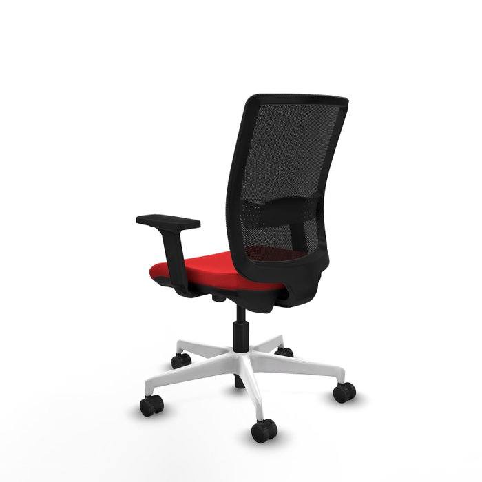 PIQUERAS Y CRESPO Silla de oficina Haches con mecanismo Sincro/Traslack Rojo y Negro PIQUERAS Y CRESPO Silla de oficina Haches con mecanismo Sincro/Traslack Rojo y Negro