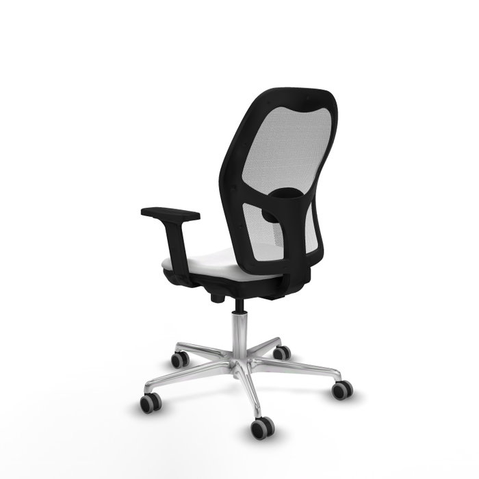 PIQUERAS Y CRESPO Silla de oficina Jorquera Blanca con mecanismo Sincro/Traslack