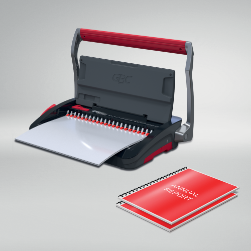 GBC Encuadernadora Canutillo CB15 Negro / Plateado 4410061 GBC Encuadernadora Canutillo CB15 Negro / Plateado 4410061
