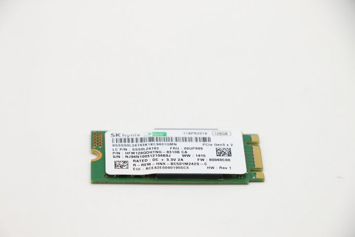 Lenovo SSD M.2 PCIe NVMe 128GB para ThinkSystem y ThinkPad