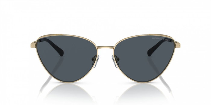 Michael Kors MK1140-10146G Gafas de sol doradas con cristales grises Michael Kors MK1140-10146G Gafas de sol doradas con cristales grises