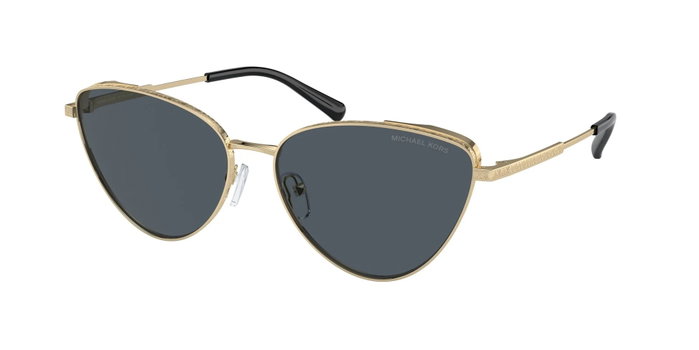 Michael Kors MK1140-10146G Gafas de sol doradas con cristales grises Michael Kors MK1140-10146G Gafas de sol doradas con cristales grises