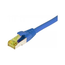 Synergy21 Patch Cable RJ45 CAT6A 500MHz 0.15m Azul S-STP (S/FTP) TPE/LSZH Ultraflex AWG26 con Cable de Latiguillo CAT7