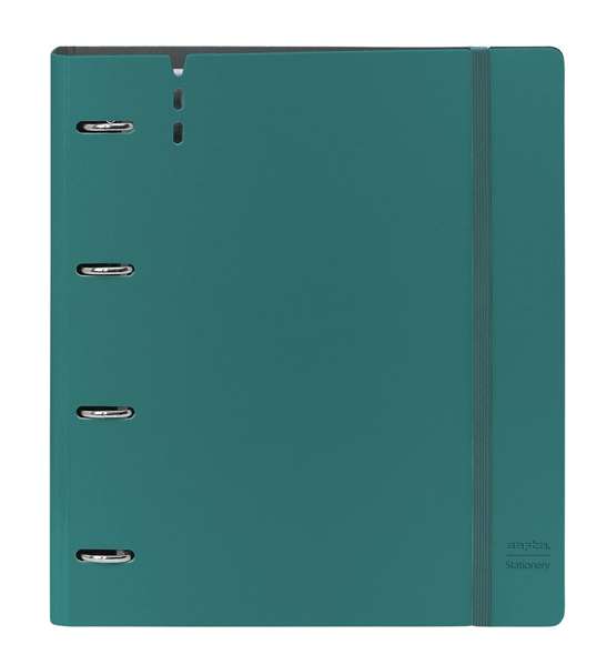 Safta Carpeblock PP Foam 4 Anillas 35mm con Recambio "Blue" 27x32x4 cm Safta Carpeblock PP Foam 4 Anillas 35mm con Recambio "Blue" 27x32x4 cm