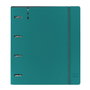 Safta Carpeblock Carpeta de Polipropileno Foam Azul con 4 Anillas de 35 mm y Recambio