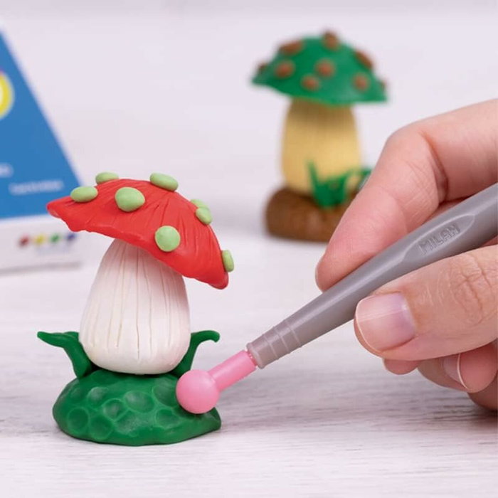 Milán Plastilina de colores surtidos, 12 uds