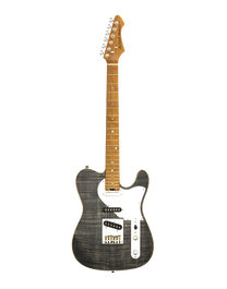 Guitarra Eléctrica Aria Tc 615-Mk2-Nashville Negro Diamante Translúcido