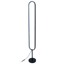 Home Deco Factory Lámpara Pie LED Oval 115 cm - 150 LEDs Luz Blanca, Cable USB, Estilo Contemporáneo