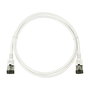 LogiLink CQ9021S Cable de Red RJ-45 Patch CAT6A S/UTP 0.5 m Blanco TPE SlimLine 10 Gbit/s 500 MHz