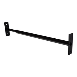 Mottez Barra de seguridad extensible 55 - 103 cm, Negro
