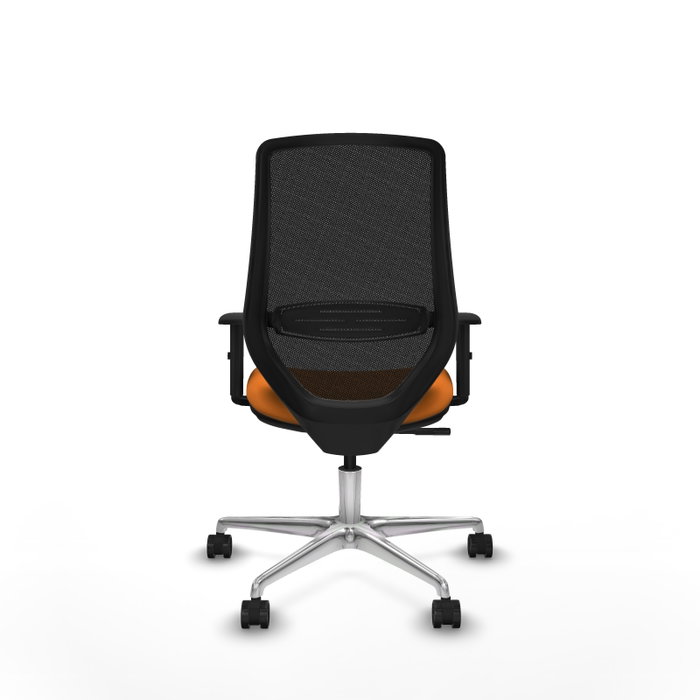 PIQUERAS Y CRESPO Silla de oficina Mardos con mecanismo Sincro, Naranja y Negro PIQUERAS Y CRESPO Silla de oficina Mardos con mecanismo Sincro, Naranja y Negro